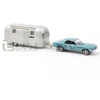 Norev 1/43 - 270582 - Ford Mustang With Trailer Airstream - 1968-