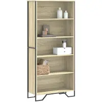 vidaXL Bibliothèque chêne sonoma 80x31x169 cm bois d'ingénierie