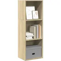 vidaXL Bibliothèque chêne sonoma 40x30x114 cm bois d'ingénierie