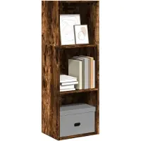 vidaXL Bibliothèque chêne fumé 40x30x114 cm bois d'ingénierie