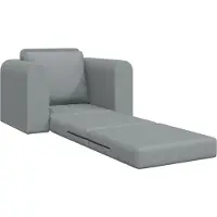 vidaXL Canapé-lit gris clair 98 x 71 x 83 cm Tissu