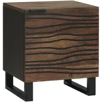 vidaXL Cabinet de chevet Noyer 40 x 33 x 46 cm bois de manguier massif