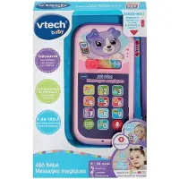 Vtech 80-620955, Téléphone pour enfants, 0,75 ans, 147 g, Rose