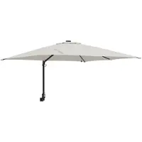 vidaXL Parasol de jardin sable 248,5 x 247,5 x 160 cm tissu