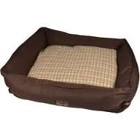 Homea Panier Rectangle Pour Chien - 75 X 70 Cm - Marron Marron