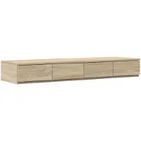 vidaXL Tiroirs de lit avec tiroir Chêne sonoma 120 x 36.5 x 16.5 cm