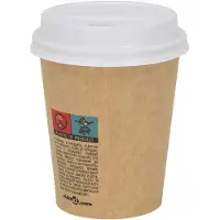vidaXL Couvercles de tasses à café en papier Ø80 mm 8oz 1000 pcs blanc