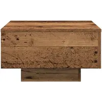 vidaXL Table basse en vieux bois 55 x 55 x 31 cm
