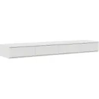 vidaXL Tiroirs de lit Blanc 160 x 36.5 x 16.5 cm Bois d'ingénierie