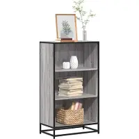 vidaXL Bibliothèque sonoma gris 60x35x107,5 cm bois d'ingénierie