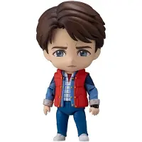 1000toys Back To The Future Nendoroid Pvc Action Marty Mcfly Figure 10 Cm Rouge
