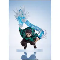 Aniplex Demon Slayer : Conofig Statue Tanjiro Kamado Constant Flux Version 17 Cm Bleu