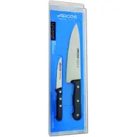 Jamon Jeu De 2 Couteaux De Cuisine Universal 285800 En Acier Inoxydable Et Mango Jeu De 2 Pièces En Polyoxyméthylène Dans Une Mallette.