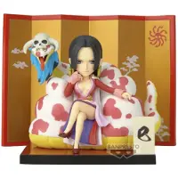Banpresto Figurine De Collection Mondiale Spéciale Boa Hancock &amp; Salomé One Piece 6 Cm