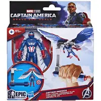 Hasbro Figurine articulée Capitán América : Un mundo feliz