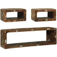 vidaXL Ensemble de 3 meubles TV , multicolores, 100 x 30 x 32 cm