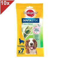 Mars Friandise Pour Chien De Taille Moyenne Pedigree Dentastix Fresh 180g 10 Unités