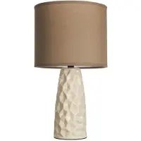 Pauleen lampe de table Fancy Sculpt E14 max. 20W taupe, crème
