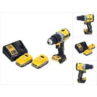 DeWalt DCD 805 E2 Perceuse-visseuse à percussion sans fil 18 V 90 Nm Brushless + 2x batterie 1,7 Ah + chargeur