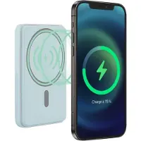 TNB T'nB BUMAG5BL, 5000 mAh, Chargement sans fil, Bleu