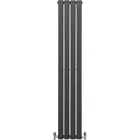 MonsterShop Radiateur Plat Gris Anthracite 160 cm x 28 cm Salle de Bain Radiateur Mural Chauffage Central Design Scandinave