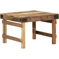vidaXL Table basse 55X60X40 Cm en bois massif recyclé Lumarko !