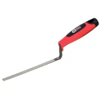 Ks Tools Truelle à joints plate - lame acier carbone - manche bi-composant - 12 mm -