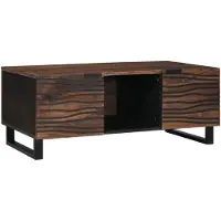 vidaXL Table basse - 100X54X40 Cm, en bois massif et matériaux d'ingénierie. Lumarko