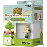 Games 3ds Animal Crossing: Happy Home Designer+amiibo Canela Edveran Vert