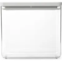 Brabantia Tasty+ Rectangular Canister 3.5 L Light grey, Transparent 1 pièce(s)
