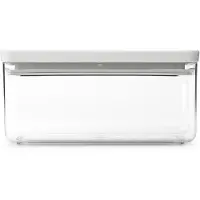 Brabantia Tasty+ Rectangular Canister 1.5 L Light grey, Transparent 1 pièce(s)