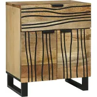 vidaXL Cabinet de chevet avec tiroir Marron 50 x 33 x 60 cm