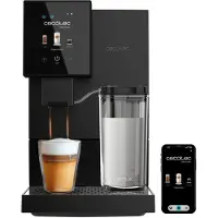 Cecotec Machine à Café Cremmaet Compactccino Connected 1350W 19Bar Noire - 01460