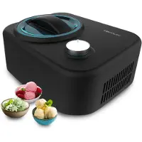 Cecotec Frigo avec Compresseur 0,8 L Gelacy 800. 100 W, Machine à glace,manuelle, Bol amovible en aluminium