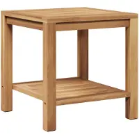 vidaXL Table basse marron 45 X 45 X 45 Cm Teck massif Lumarko