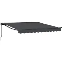 vidaXL Cadre d'auvent anthracite 350 x 250 cm