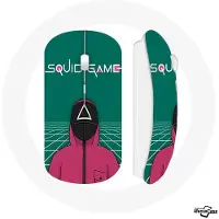 CAPACHEAP Souris Sans Fil Squid Game Soldier Mask Triangle