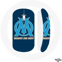 CAPACHEAP Souris Sans Fil Olympique de marseille OM logo bleu