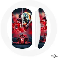 CAPACHEAP Souris sans fil Formule 1 Rouge Sebastian vettel