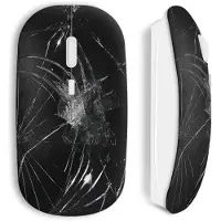 CAPACHEAP Souris sans Fil Vitre brisée