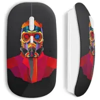 CAPACHEAP Souris Sans Fil Masque A Gaz Multicolor Design