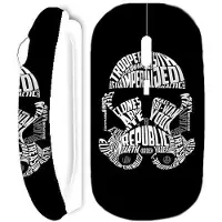 CAPACHEAP Souris Sans Fil Star Wars Yoda Republic Blanc
