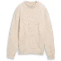 Tom Tailor 1049140 Sweater Beige L Femme