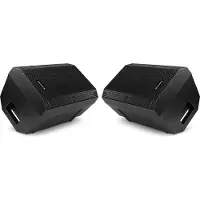 VONYX Set van 2x VSA08 Stage Monitors - actieve speakers - 250W - 8 Inch (Actif), Haut-parleur PA, Noir