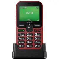 Doro Téléphone portable basique Leva E10 2,4” 4G Nano SIM Rouge