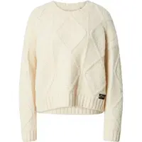 Superdry Pull-over blanc cassé