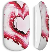 CAPACHEAP Souris sans Fil love Rouge