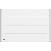 Bestherm Radiateur électrique fixe à inertie sèche céramique 1500W TANIN horizontal blanc