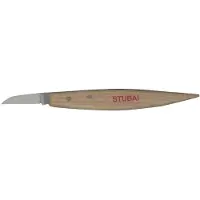 Stubai 510521 Couteau à Sculpteur Aiguisé/Droit Argent/Beige, 50 mm