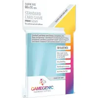 GameGenic GGS10048 - PRIME Pochettes standard pour jeux de cartes 66 x 91 mm - Transparent (50 pochettes)